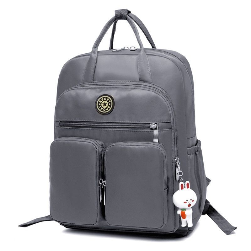 Nylon Backpack Large Traveling Bag Multi-Function Bags School Bookbag Polyester