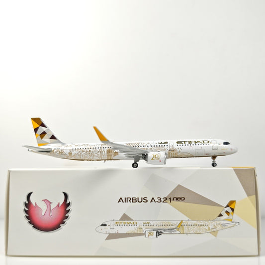 1:400 Phoenix Etihad Airways A321neo Airplane Diecast Aircraft Plane Model