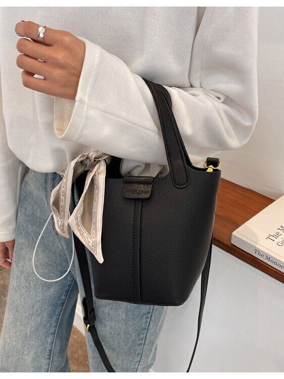 Bag Women Handbag Green Leather Shoulder Crossbody Bag Shopper Tote Bag
