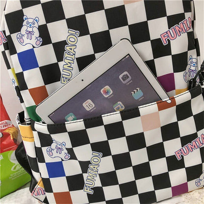 Fashion Backpack Waterproof Oxford School Shoulder Light Travel Bag 30*31*14 CM