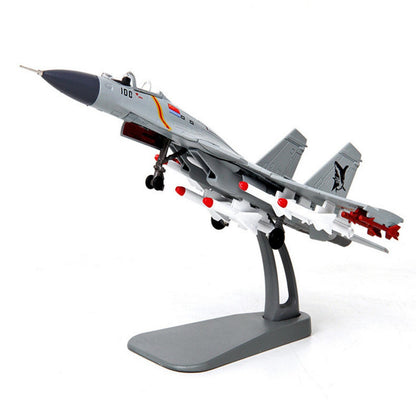 1:100 J-15 Fighter Attack Metal Diecast Airplane Model Collection Gift