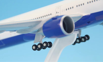 37CM 1:200 Risesoon British Airways BOEING 777-300ER Airplane ABS Plastic Model