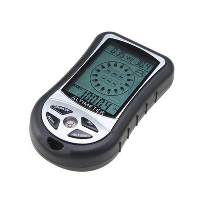 8 in1 Outdoor Hiking Hunting LED Digital Compass Altimeter Barometer Thermometer
