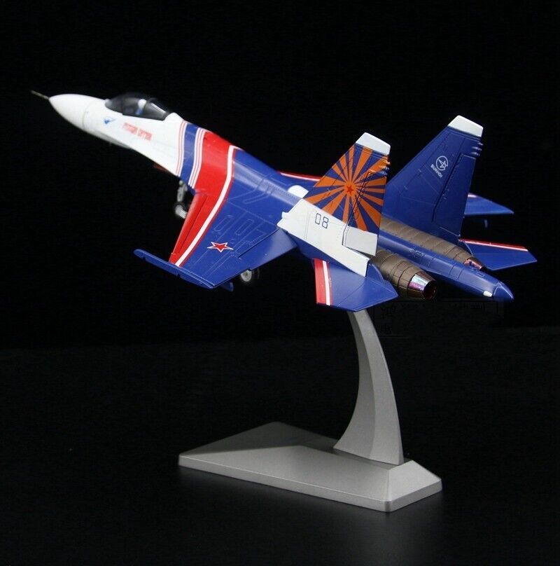1:48 46CM Sukhoi SU27 Fighter Airplane Diecast Military Aircraft Plane Model
