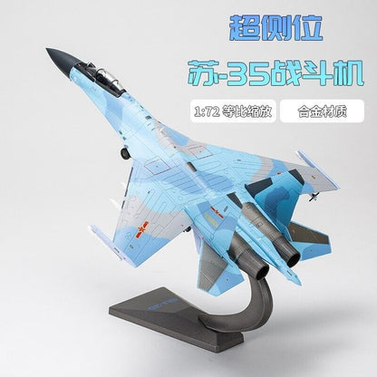 1:72 31CM SU35 Fighter Airplane Diecast Military Aircraft Plane Model Collection