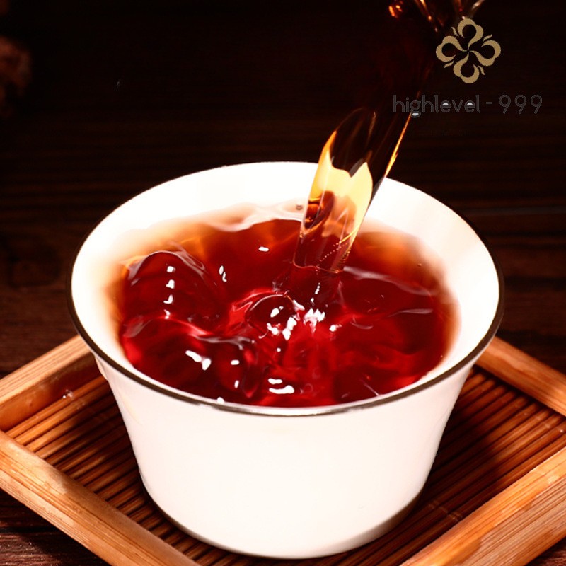 50g Dry Stored Chenpi Ripe Puer Tea Cake Yunnan Mountain Grown Tea