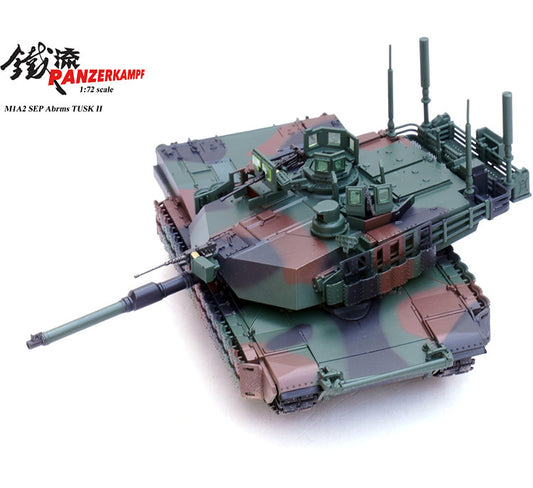 PANZERKAMPF1/72 US M1A2 SEP TUSKII M1 Main Battle Tank Model NATO Tri Color