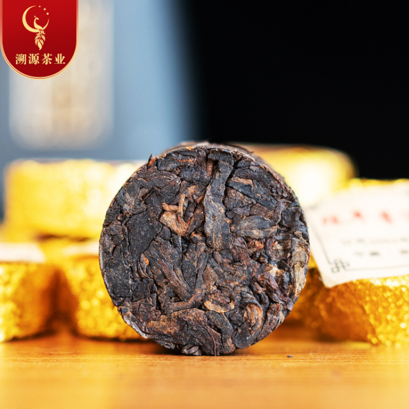 500g Pu'er Ripe Tea Mini Xiaotuo Tea Aged Pu'er Small Round Cake Round Tuo Tea
