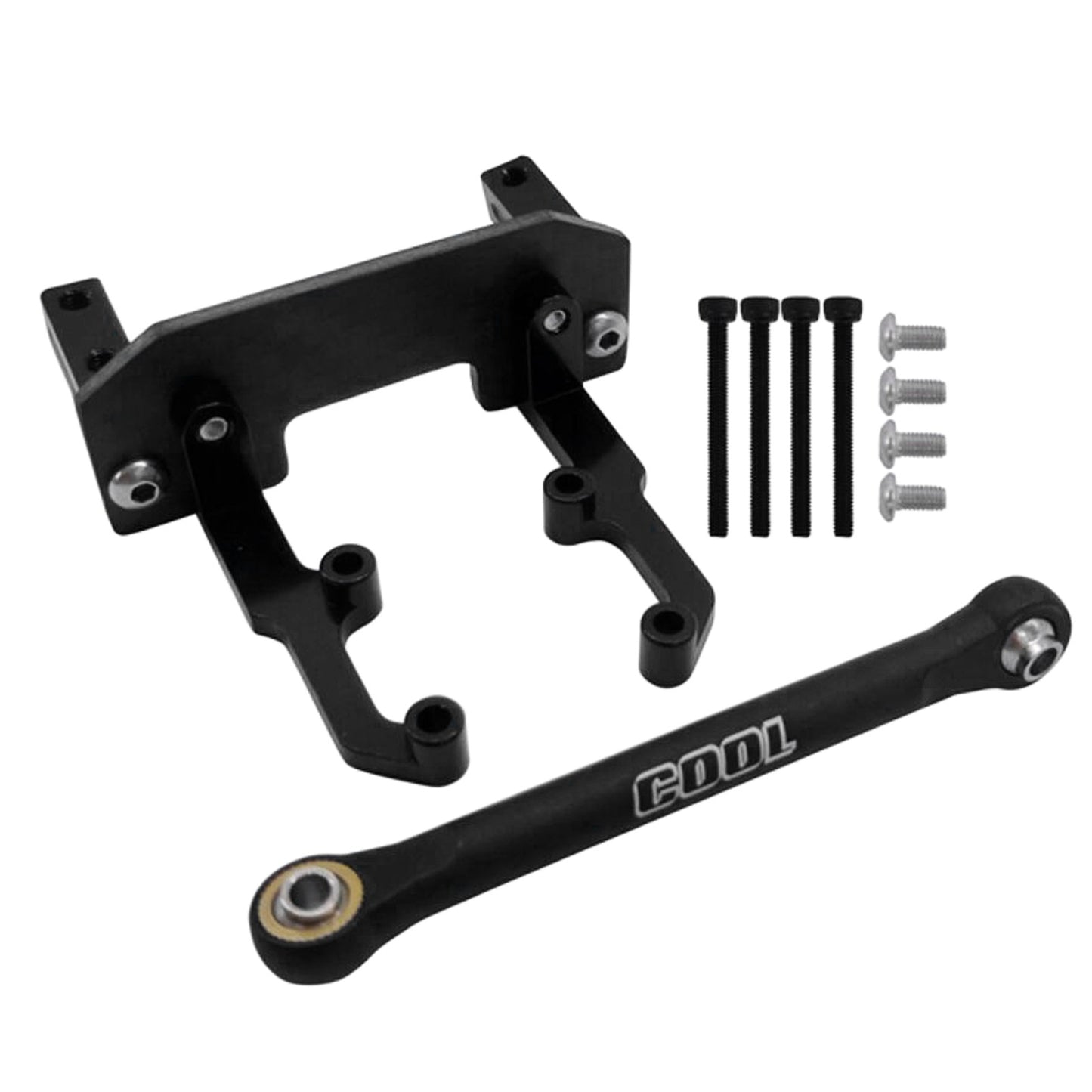 Servo Stand Mount+Steering Link Rod for Axial SCX10 II 90046/47 Axle 1/10 RC Car