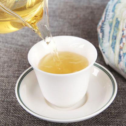 2020/2022 Golden White Sheng Puer Tea Cloud-like White Beauty Raw Puerh Tea 357g