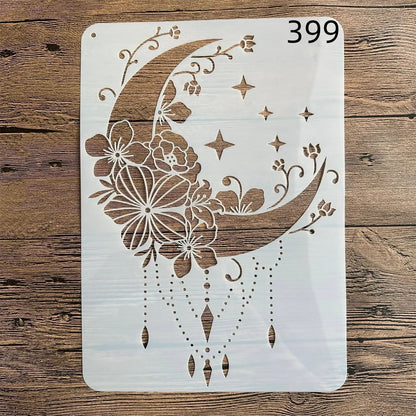 Wall Painting Stencils A4 Plastic Stamp Scrapbook Album Embossing Craft Template