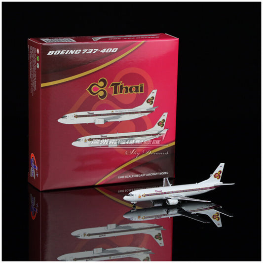 1:400 JC Wings Thai Airways Boeing 737-400 HS-TDL Diecast Aircraft Model