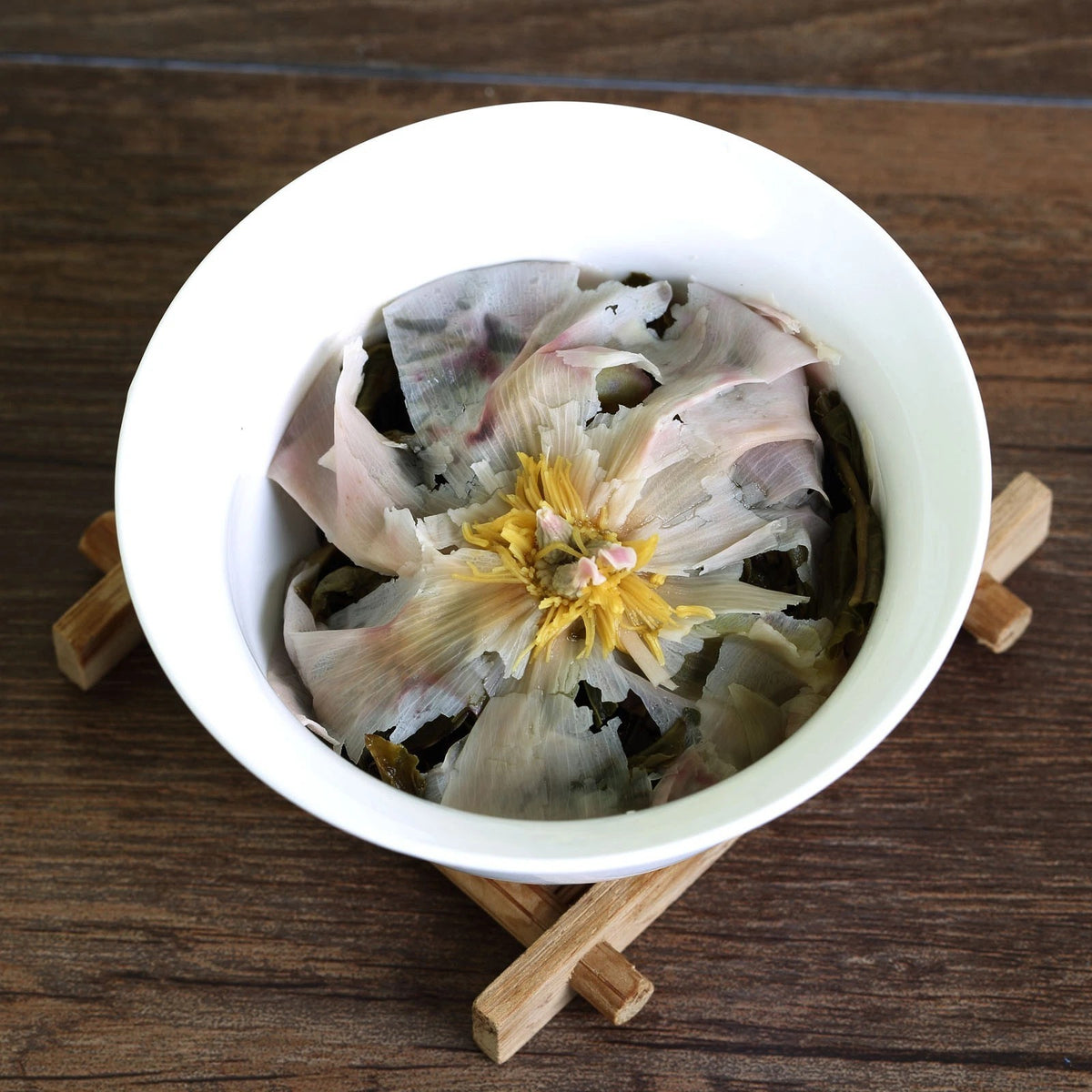 500g 2017 Year Peony Flowers Yunnan Bulang puer Pu'er Puerh Tea Raw Ball Tuo