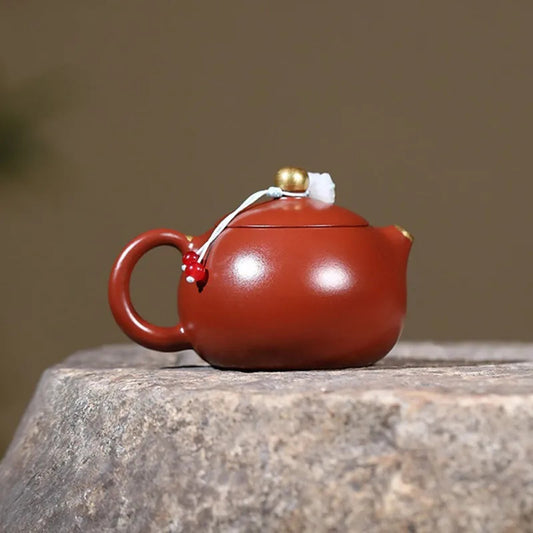 Chinese Yixing Zisha Teapot Dahongpao Kettle Handmade Purple Clay Xishi Teaware