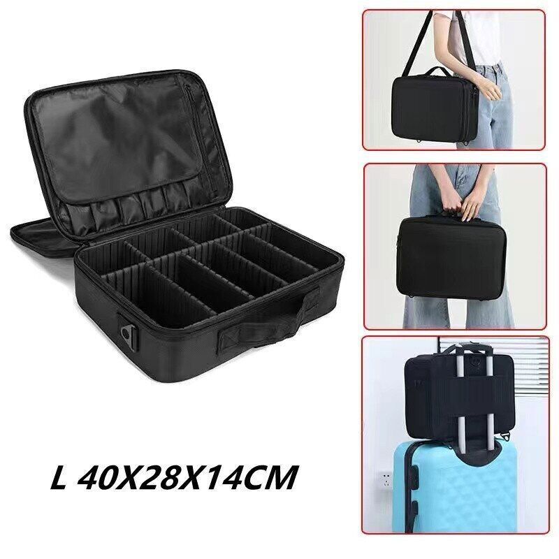 Makeup Bag Embroidered Art Clapboard Makeup Case Cosmetic Bags Women