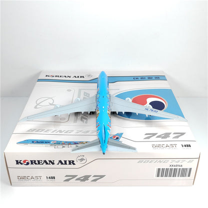 1:400 JC Wings KOREAN AIR BOEING B747-8 Passenger Airplane Diecast Model