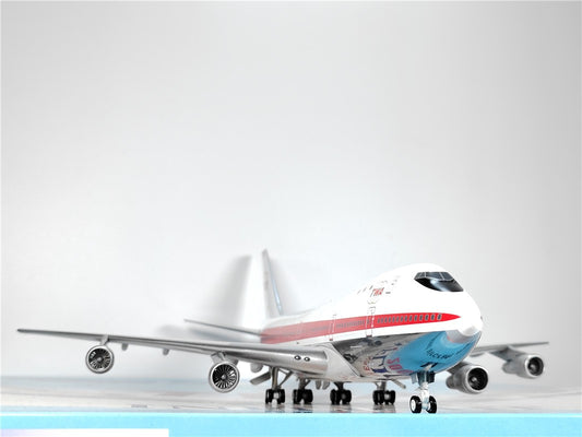 1:200 InFlight TWA Boeing 747 N93117 Passenger Airplane Diecast Plane Model