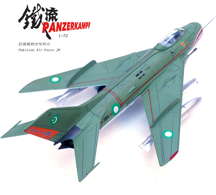 1:72 Panzerkampf Pakistan Air Force J-6 Fighter Plane Diecast Aircraft Model