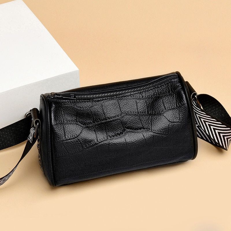 Handbag Genuine Leather Stone Vintage Punk Shoulder Bags Messenger 23*15*12 CM