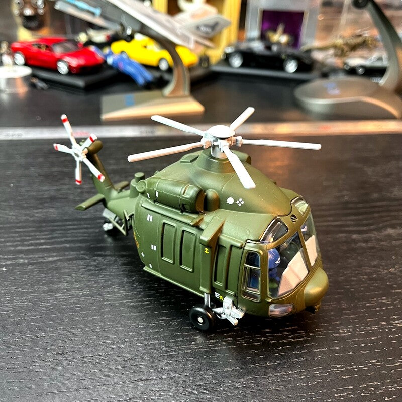 Chinese Z-20 Helicopter Alloy Aircraft Model Cartoon Version