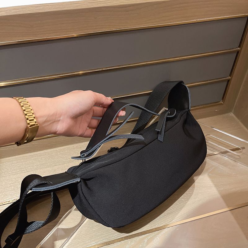 Oxford Cloth Crossbody Bag Versatile Shoulder Bags Dumpling Purse 30*12*10 CM