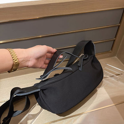 Oxford Cloth Crossbody Bag Versatile Shoulder Bags Dumpling Purse 30*12*10 CM
