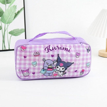 Cartoon Portable Women's Underwear Storage Bag Travel Cosmetics Storage
