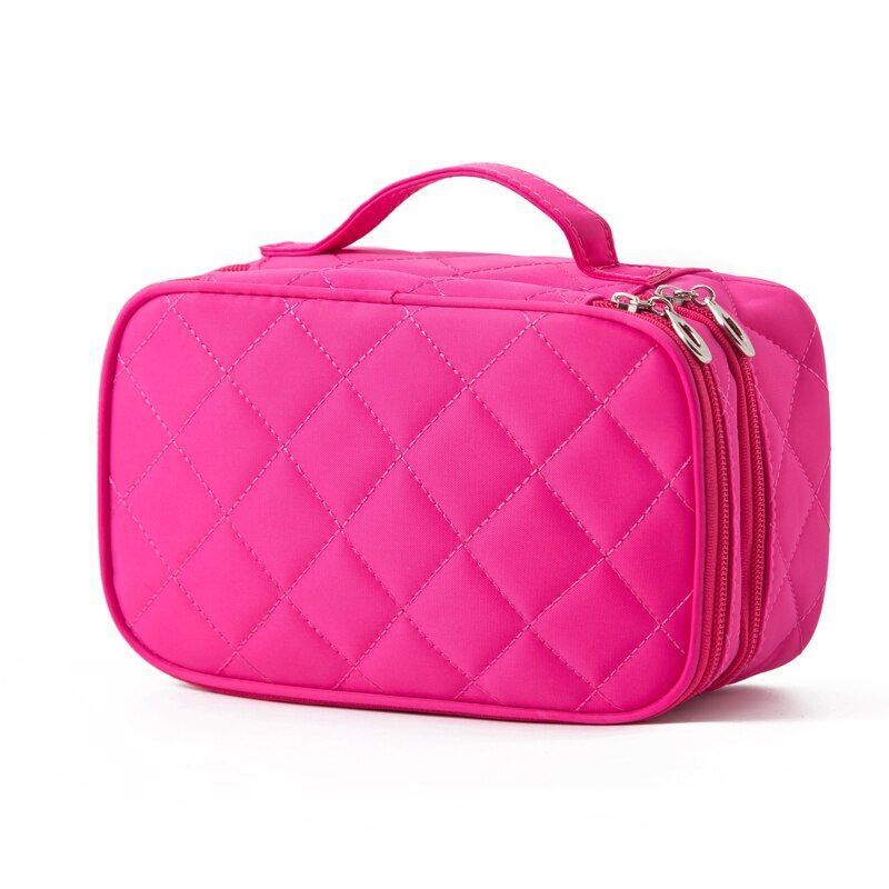 Cosmetic Bag Waterproof Double Layer Travel Organizer Makeup Bag Toiletry Pouch