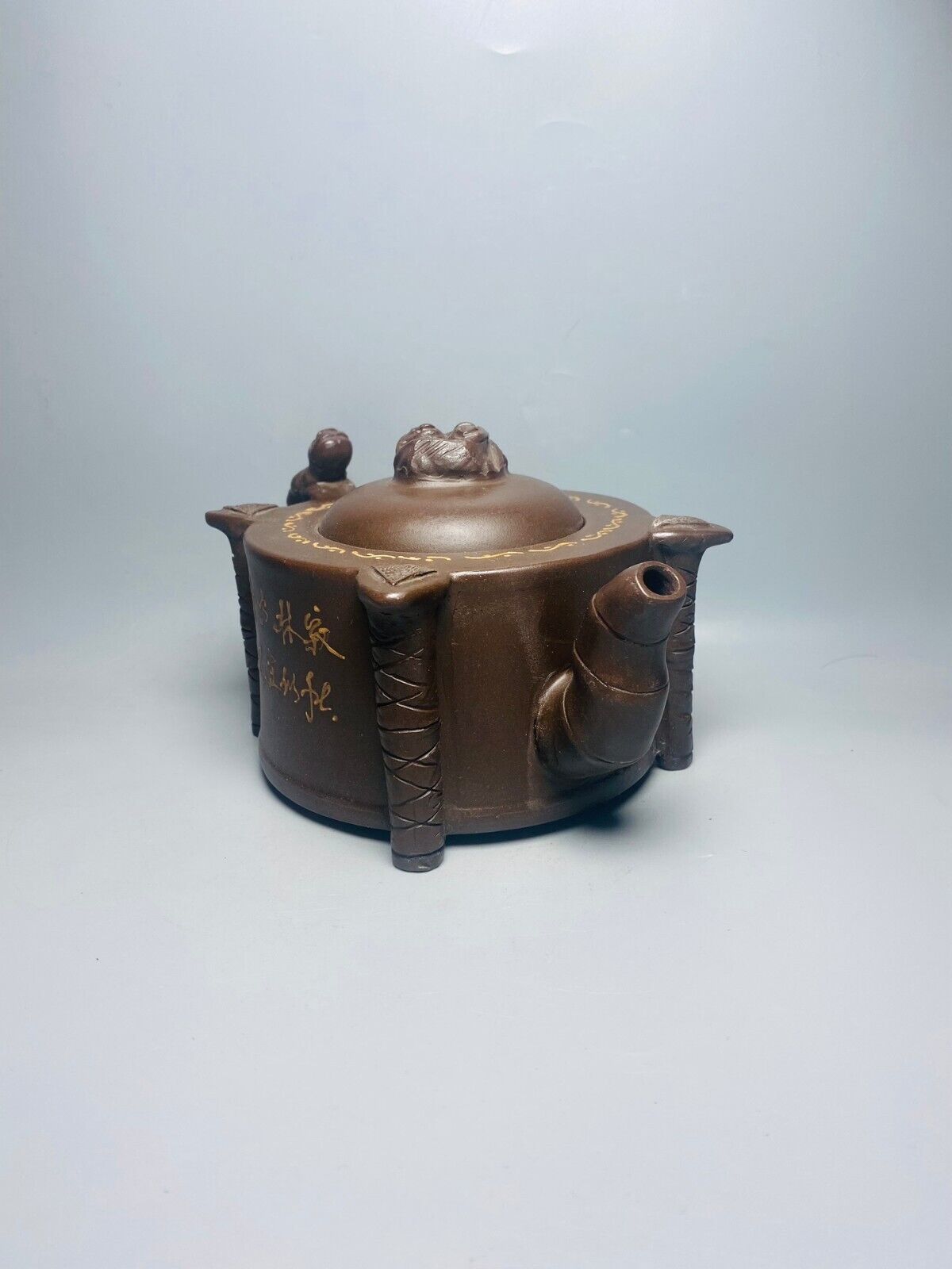 Chinese Yixing Zisha Clay Handmade Exquisite Teapot （螭龙 底款：陈鸣远 ）