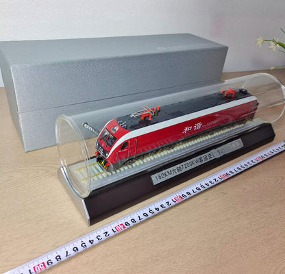 1:64 HXD1D0001 160KM Six-Axle 7200kW AC Drive Electric Locomotive Diecast Model