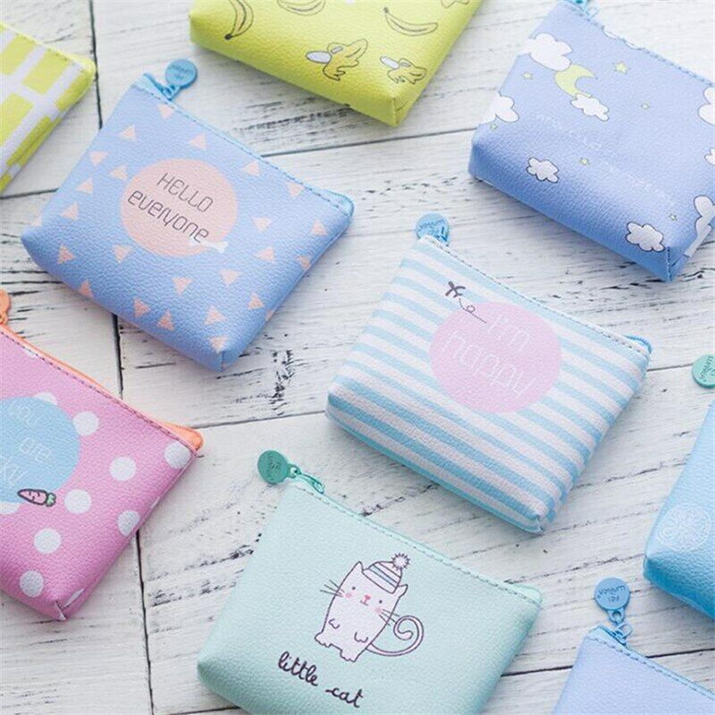 Women's Wallet Small Coin Pouch Bag Female Purse PU Leather Mini Money Key Card