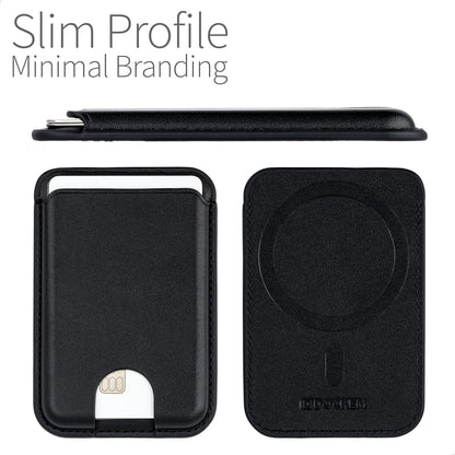 Ionic Slim Wallet Compatible with Magsafe and Built-In Metal Plate for Magnetic