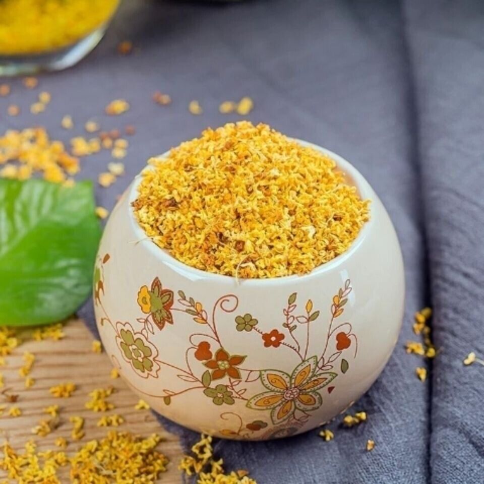 Chinese Premium Osmanthus Flower Tea Sweet-scented Dried Golden Fragrans Tea