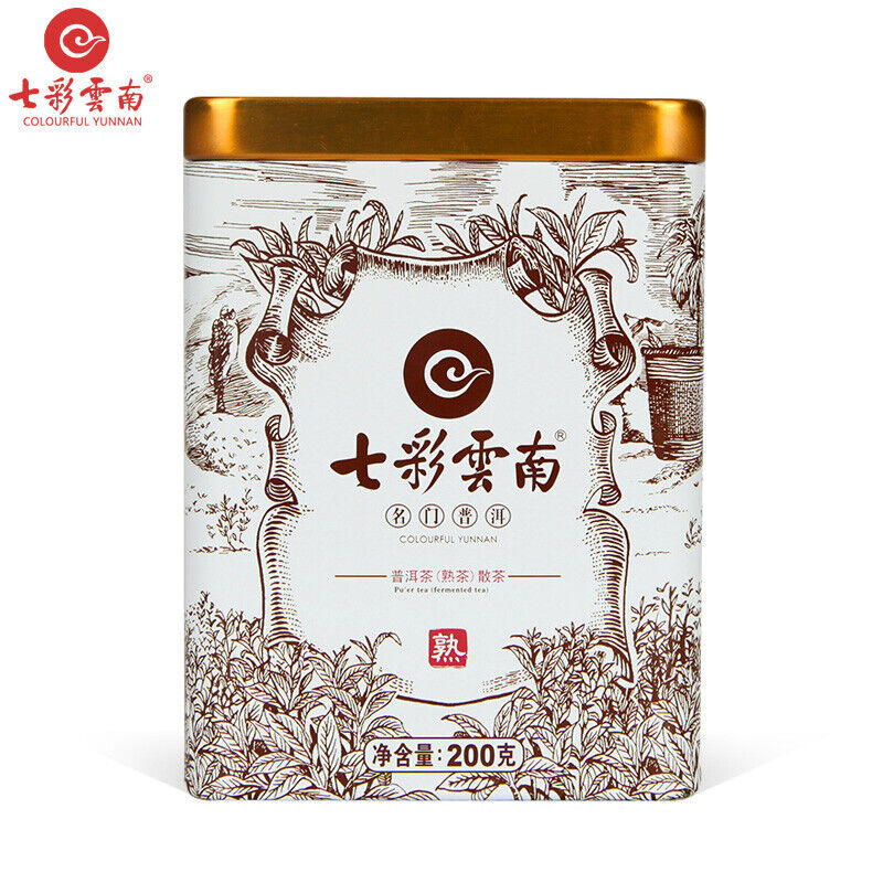 COLOURFUL YUNNAN Original Mingmen Pu-erh Tea Loose Tea Ripe Puer Pu'er 200g