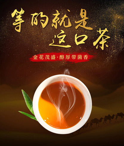 Hunan Fu Tea Fucha Special Made Yiyang Anhua Dark Tea Fu Brick Tea Hei Cha 300g