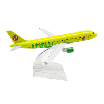 1/400 16cm Russia Air Siberia S7 A320 Airplane Model Diecast Aircraft Display B