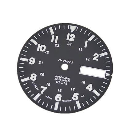 Green Luminous Dial Copper C3 For NH36A Automatic Mechanical Watch Movement F