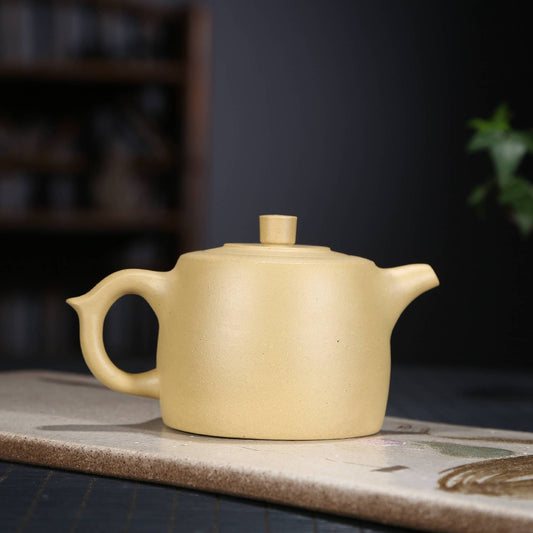 China Yixing Zisha Pottery Gold Section Clay Handmade 300cc Bird Teapot 井栏