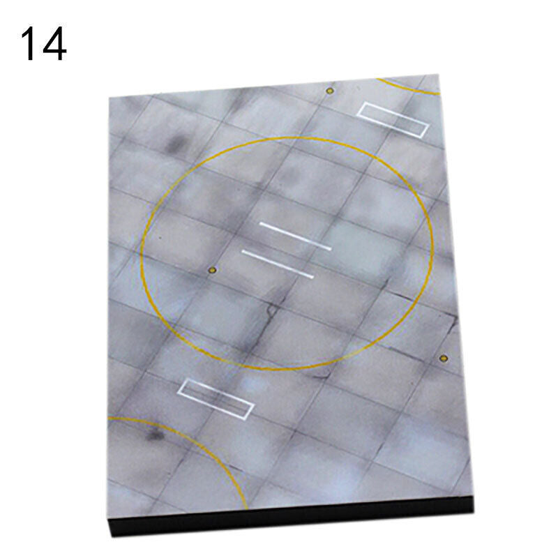 Airport Runway Floor Scene Deck Props Air Force Apron Model Scene（No airplane）