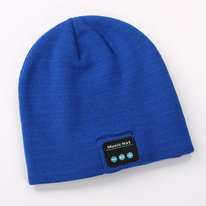 Winter Warm Wireless Bluetooth Beanie Hat Cap Headset Headphone Speaker With Mic