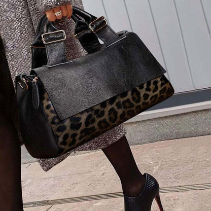 Genuine Leather Tote Handbags Travel Tote Ladies Shoulder Weekend Bags