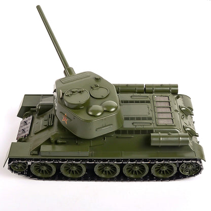 Alloy 1/30 Scale WWII Soviet T-34 Hero Tank Finished Model Toy w/ Brocade Box