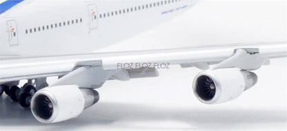 JC WINGS Israel Airlines for Boeing B747-400 4X-ELA Flaps down 1:400 plane Model