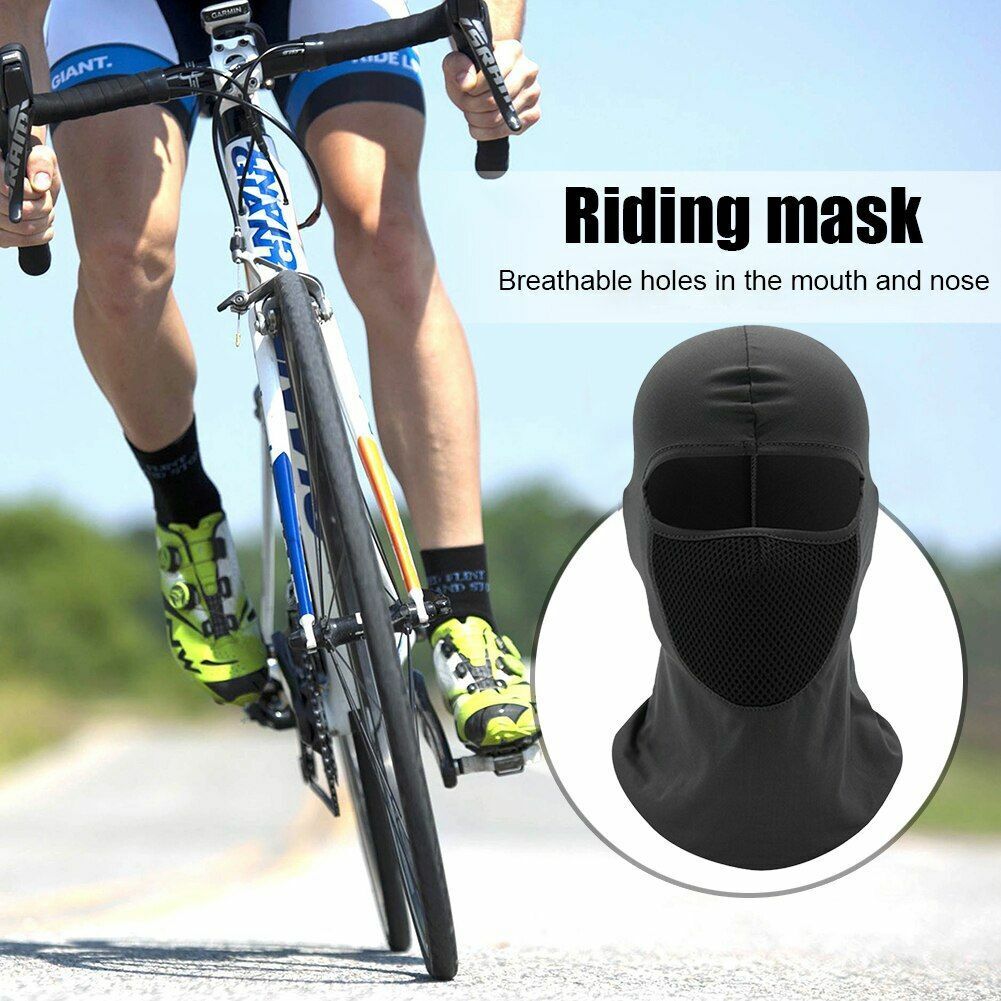 Motorcycle Full Cover Face Mask Cycling Balaclava Hat Lycra Outdoor Neck Gaiter
