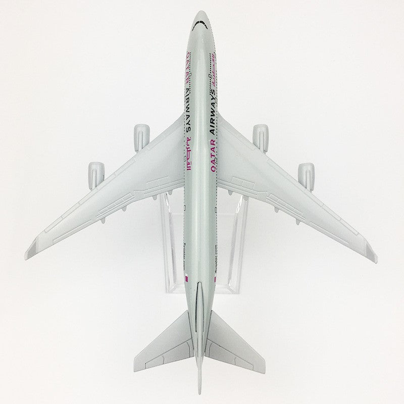 1:400 16cm B747 Qatar Airways Airplane Model Alloy Plane Diecast Display Model