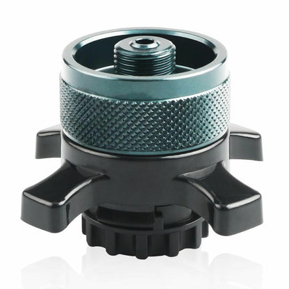 Outdoor Camping Stove Adapter Screw Type Gas Cylinder Input Easy-Click Canisters