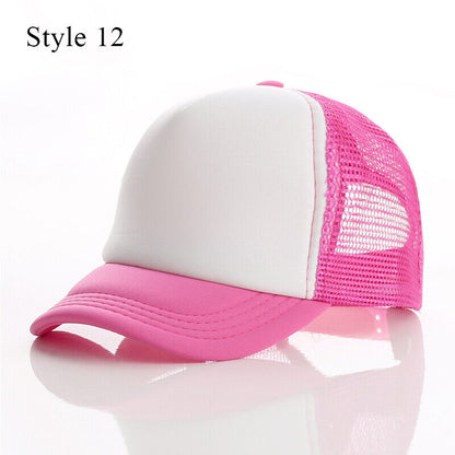 Parent-child Sun Hats Travel Soild Color Caps Baseball Caps Children Classic ⊹ ⊰