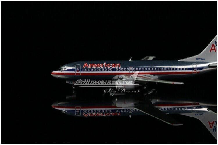 1:400 JC Wings American BOEING 737-300 Passenger Airplane Diecast Aircraft Model