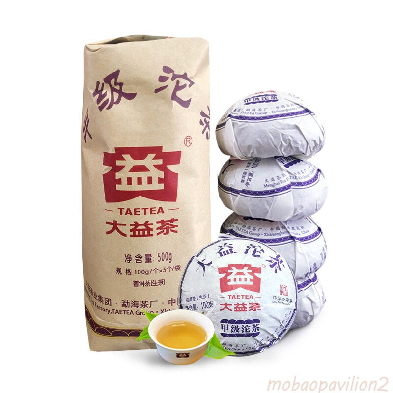 TAETEA Brand 2201 Jia Ji Tuo Cha Pu-erh Tea Tuo 2022 Puer Raw Pu'er Tuocha 500g