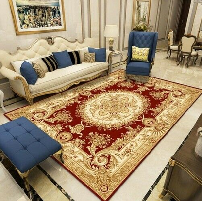 Europe Nodric Carpets Room Carpet Flower Sofa Rug Floor Mat Palace Soft Rugs ##